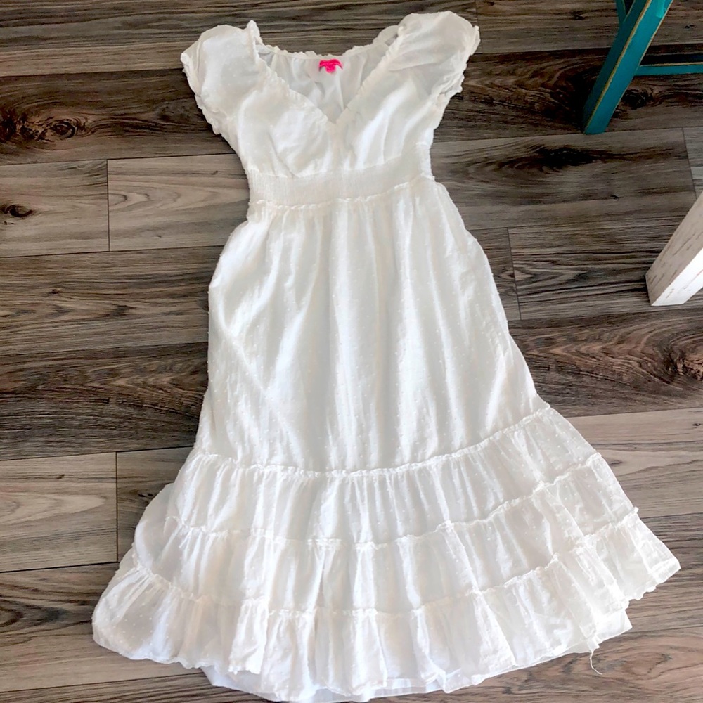 Betsy Johnson white dress